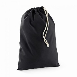 Westford Mill W115 Cotton Stuff Bag - Black - S