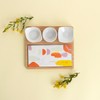 Quid Kaleido Bamboo Ceramic Snack Board, 23 x 19.5 x