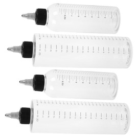 Ipetboom Multi-functional Squeeze Bottles with Measurement Marks for Hair Oil Tattoo Shampoo Application