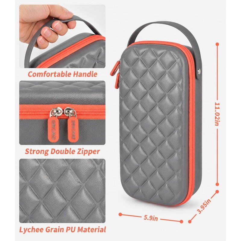 GWCASE PU Leather Microphone Case for JBL Wireless Two Mic
