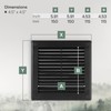 Vent Systems 4.5" x 4.5" Inch (Opening Dimensions) - Pack