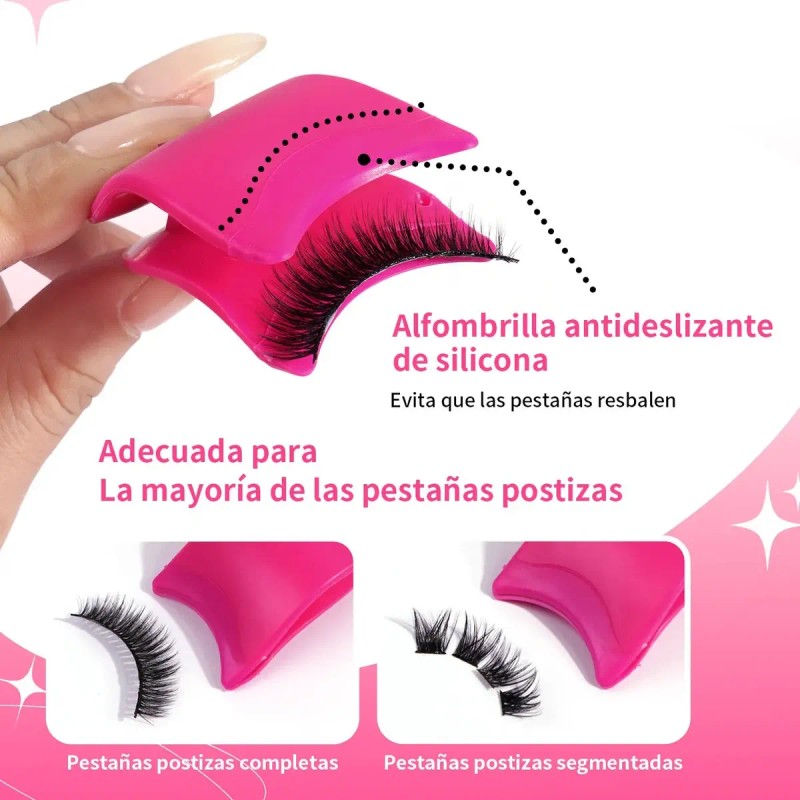 20 Pares Blister Extensiones De Pestañas 3d + Kit Maquillaje