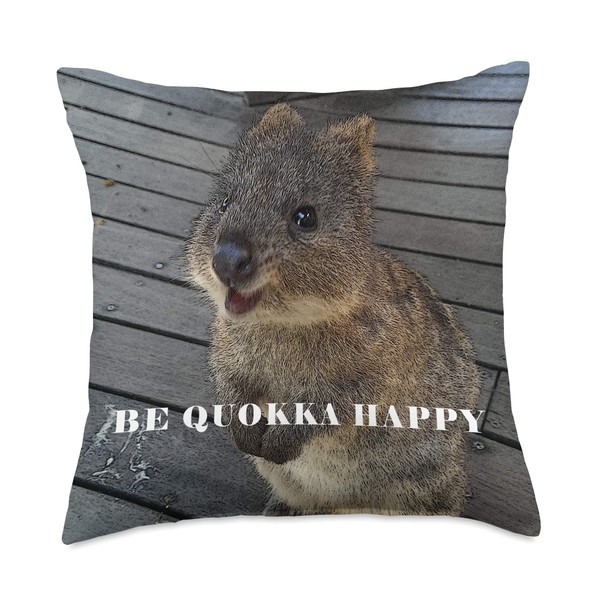 Cute Quokka Throw Pillow