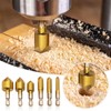 12 PCS Countersink Drill Bit Set, 6 PCS High Speed