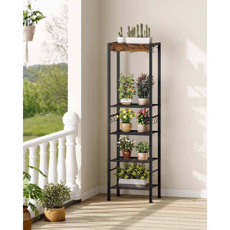 CHOEZON 5-Tier Pot Rack, Floorstanding Pots and Pans Organizer, Kitchen