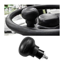 DXNQ Steering Wheel Knob, ABS Non-Slip Forklift Steering Wheel Spinner Knob Power Handle, Universal Steering Wheel Turning Aid Ball for Forklifts Car Truck Tractor Boats, Car Accessories