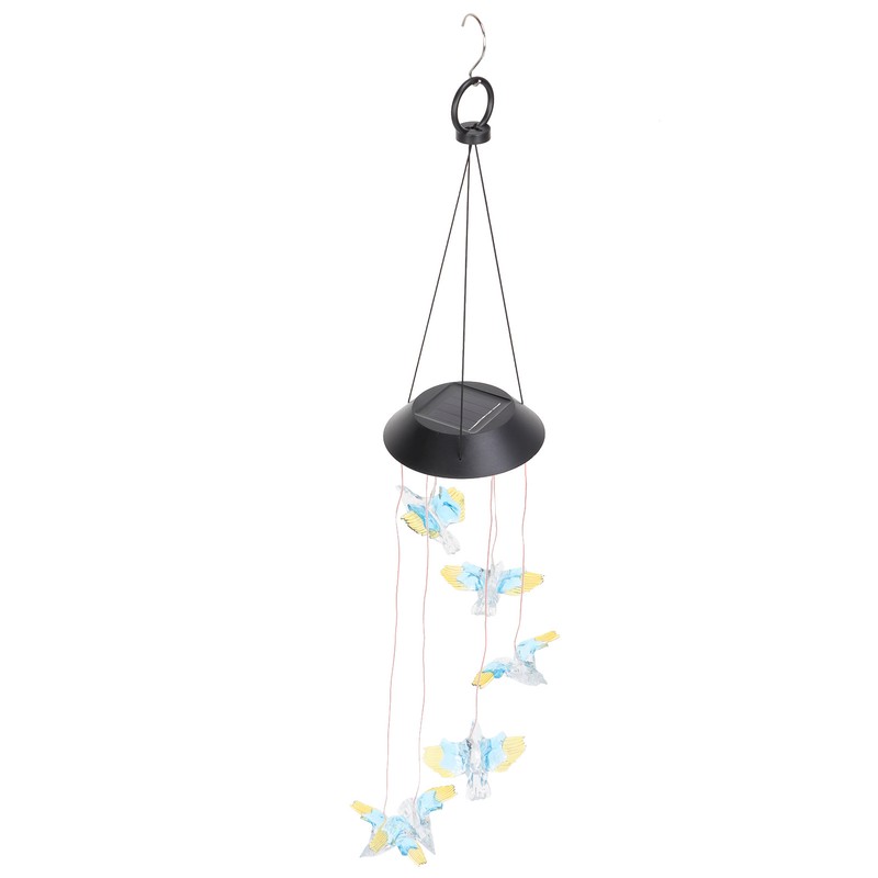 Solar Wind Chimes Light Outdoor Waterproof LED Solar Eagle Wind