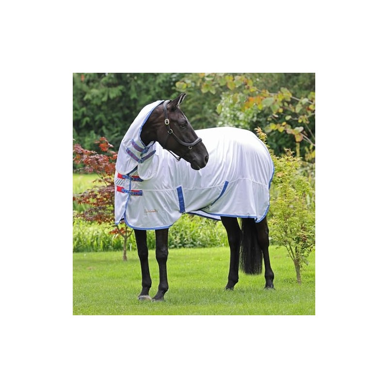 Shires Tempest Original Fly Combo Full Neck Rug in White