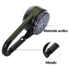 Compass with Carabiner Hook, Thermometer, Carabiner Hook, Mini Compass, Compass