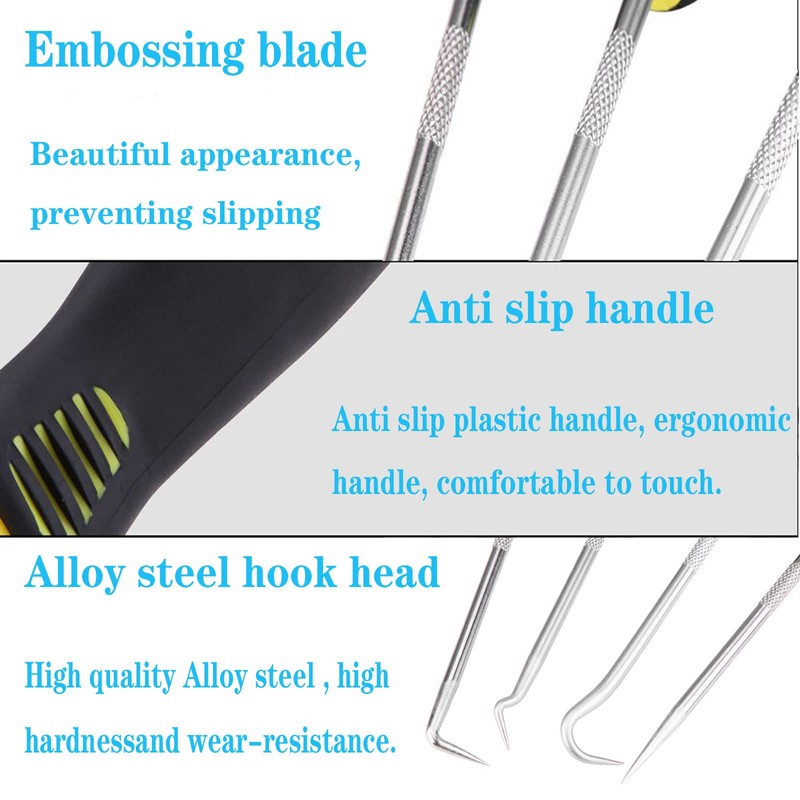 Yuentoen Hose Removal Hook Set, 4 Pieces Hook and Pick