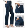 AMPOSH Women’s High-Rise Straight Leg Jeans - Comfortable Stretch Denim