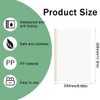 Pack of 10 A4 Sliding Bar Binder, Plastic A4 Sliding