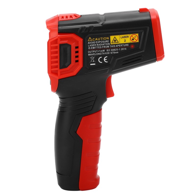 Infrared Thermometer Sound Light Alarm Color LCD Screen Non Contact