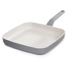 Berghoff Balance Non-stick Ceramic Square Grill Pan 10", Recycled Aluminum,