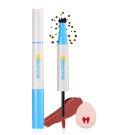 YBUETE 2 in 1 Liquid Freckle Blush Pen, Natural Lifelike Fake Freckles, Lightweight Matte Liquid Cheek Blush Makeup Pen, Long Lasting Waterproof Natural Sun-kissed Face Makeup for Women