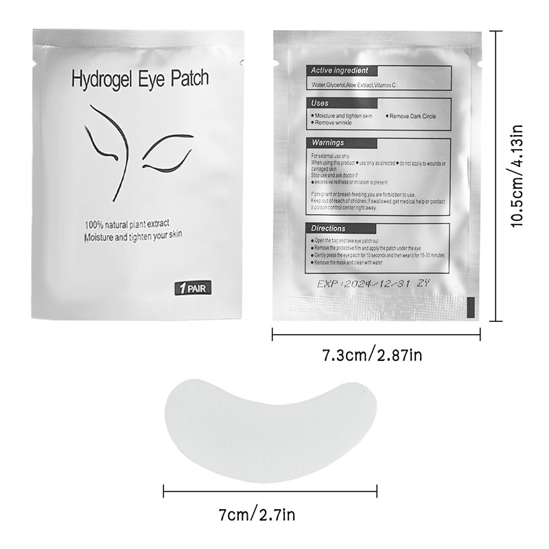Auptiz Pack of 120 Eye Pads for Eyelash Extensions, Eyelash