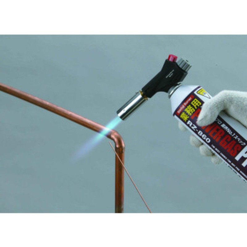 Shinfuji Burner RZ-811 Commercial Power Torch, White, Black