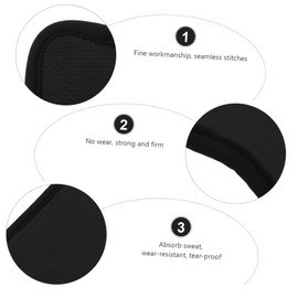 Toddmomy 1 Pair Hand Pad Guantes para Gym Hombre Mens Workout Gloves Fitness Accessories Mens Gym Accessories Weight Lifting Grip Pad Quality Pads Weight-Lifting Hand Pads (Black)
