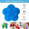 1pcs Function Pop（2-in-1） Fidget Toys Sensory Stone for Kids， Textured