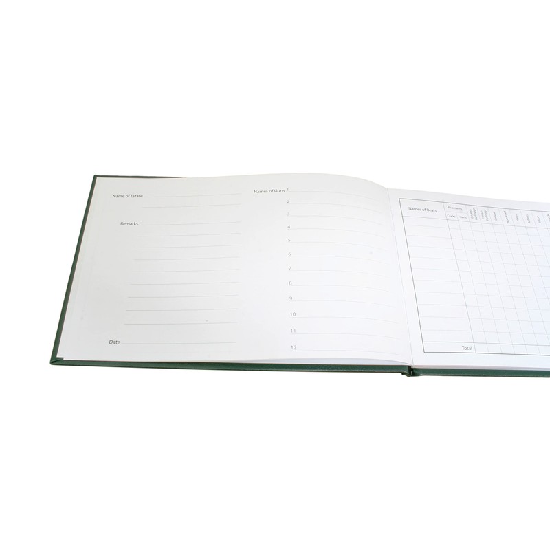 Game Bird Record Book Register Shooting Gamekeeper Gift