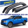 Goodyear Shatterproof in-Channel Window Deflectors for Ford Maverick 2022-2026, Rain
