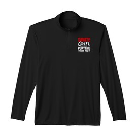 Savate Girl Martial Arts French Kickboxing Savate Boxing Performance Quarter-Zip Top