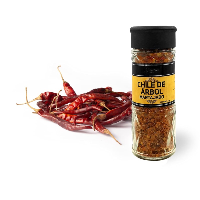 Pontino Chile de Árbol Martajado 44 Gramos 2 Piezas