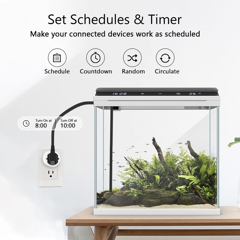 Smart Plug WiFi Socket with RGB Light Ring – 2