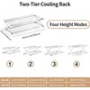 Velorique Collapsible Cooling Rack, Adjustable Stainless Steel Drying Rack (2