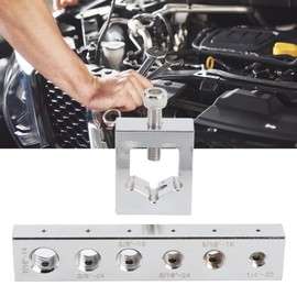 Safety Wire Drill Guide Set, Carbon Steel Wire Lock Nut Drill Jig, Lockwire Nut & Bolt Drill Jig Tool, Wire Lock Nut and SAE Bolt Drill Jig for Maintenance