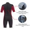 Ocealite Men's 3mm Shorty Wetsuit Neoprene Back Zip Diving Suit