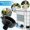 Wantmatch 250 Gallon IBC Water tote Hose Adapter, IBC Drain
