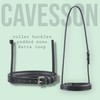 SIE Elite Leather Cavesson Noseband (Midnight, Cob)