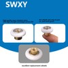 Shower Door Rollers Replacement Runners, Diameter 25mm 4pcs Shower Door