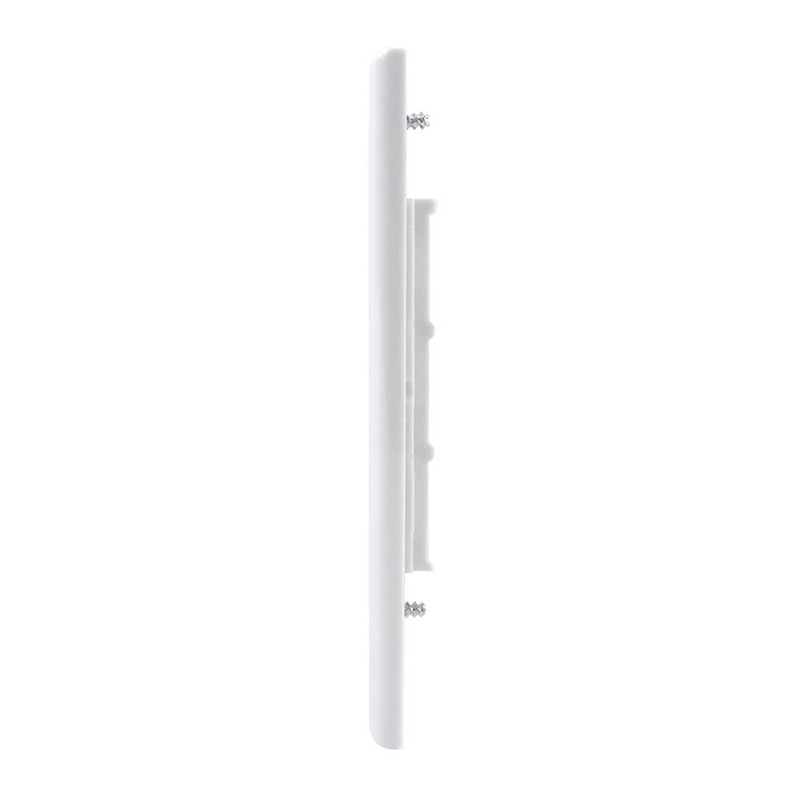6-Port Keystone Wall Plate, White