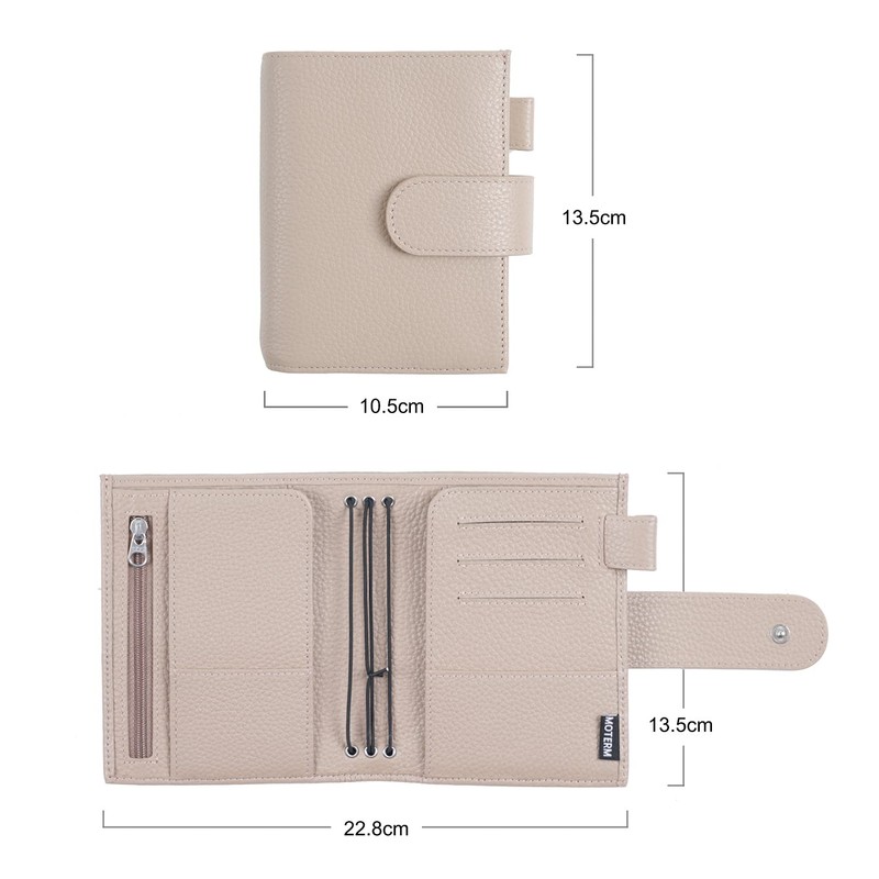 Moterm Companion Traveler's Notebook Cover - Upgraded Design with Back
