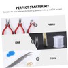 IWOWHERO 768pcs DIY Jewelry Making Tools Kit with Pliers Tweezers