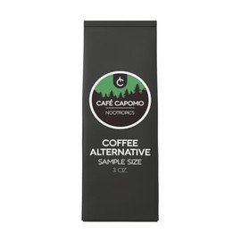 Cafe Capomo Coffee Alternative, Maya Nut Herbal Coffee Substitute, Caffeine & Acid Free Coffee Replacement, Nootropic Blend, Ashwagandha, Medium Roast, 3 oz. Sample, 25 Years Of Premium Service