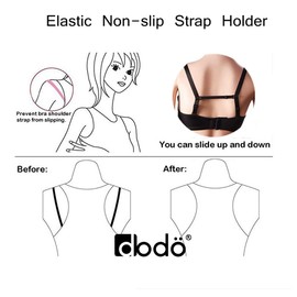 Pinklady Nonslip Elastic Adjustable Band Bra Strap Holder Strap Racer Back Clip for Women (All 3 Colour)