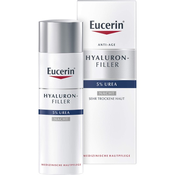 Eucerin Hyaluron-Filler 5% Urea Nacht Creme, 50 ml Cream