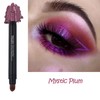 Mystic Plum Dual-Ended Eyeshadow Pencil with Brush – Metallic Cream