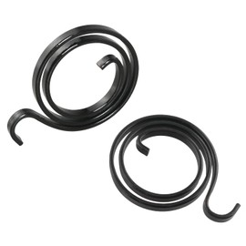 ZZLZX 4PCS Door Lock Spring 2.5 Turns Handle Spring Replacement Anti Theft Wooden Bathroom Toilet Door Lock Bedroom Handle Lock Core Card Spring