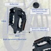 ANDINUS Reinforced Polymer Bicycle Pedals, Compatible with Standard Thread 9/16