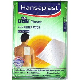 Hansaplast Belladonna Plaster - 17cm x 11cm - Perforated - 10 Sheets