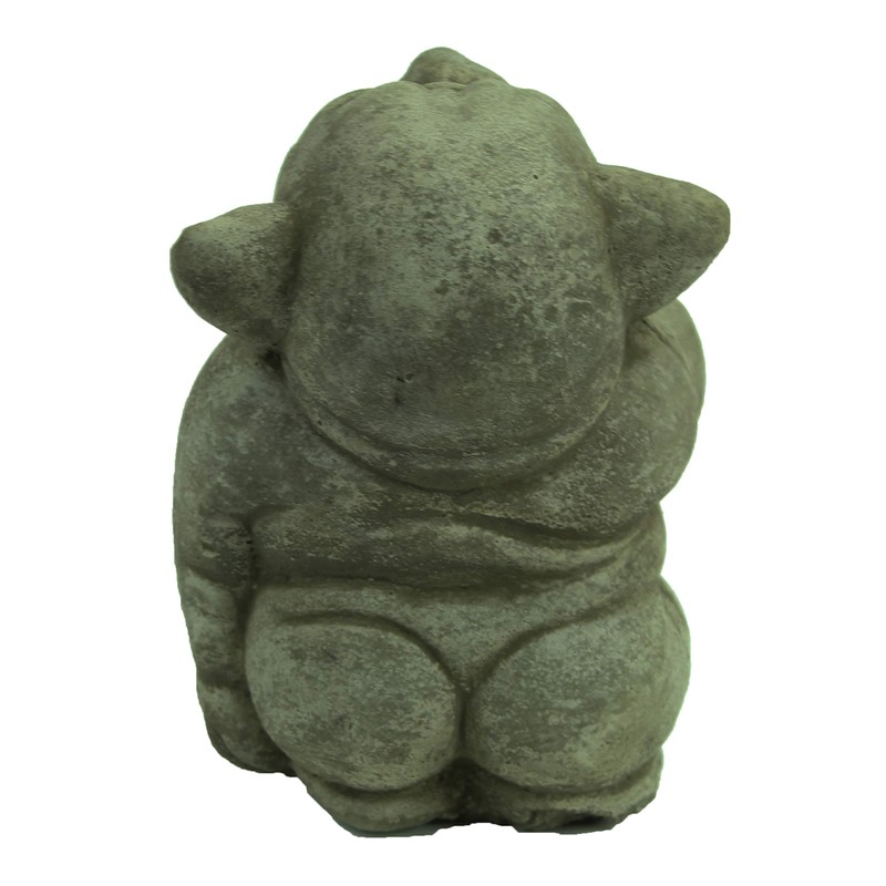 Ogre Garden Statue Picking Nose Concrete Troll Sculpture