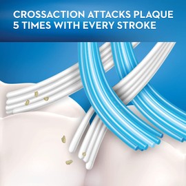 Oral-B CrossAction All In One Manual Toothbrush, Soft, 4 count