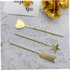 Healeved 4pcs Manicure Mixing Tools Nail Gel Rods for Nail