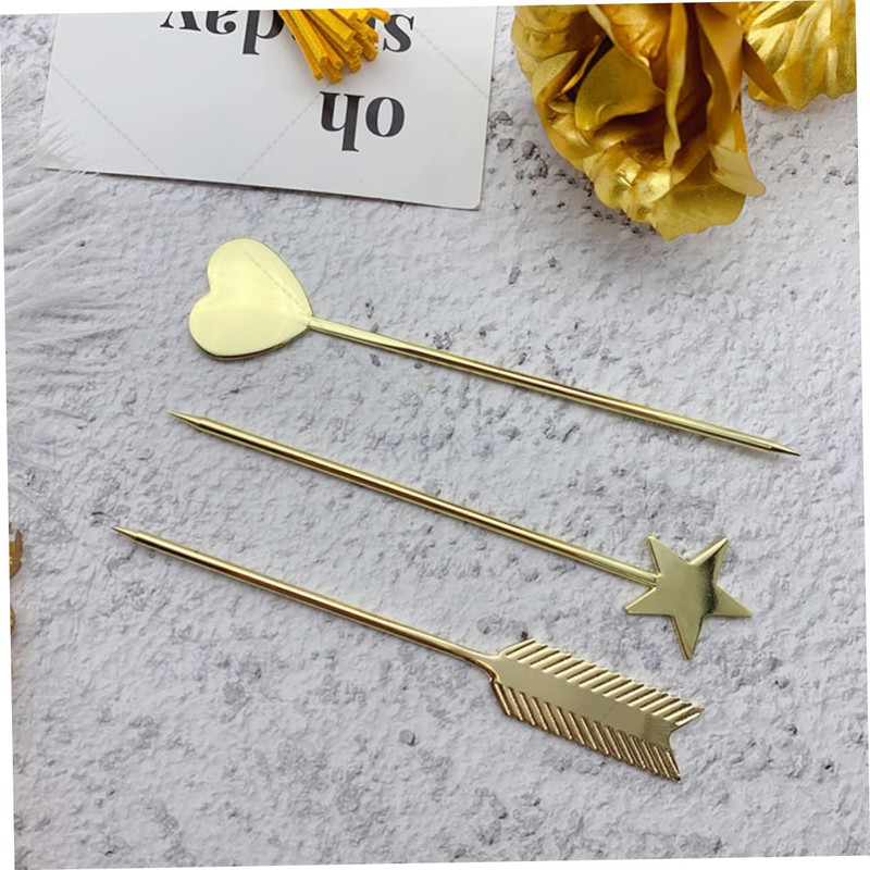 Healeved 4pcs Manicure Mixing Tools Nail Gel Rods for Nail