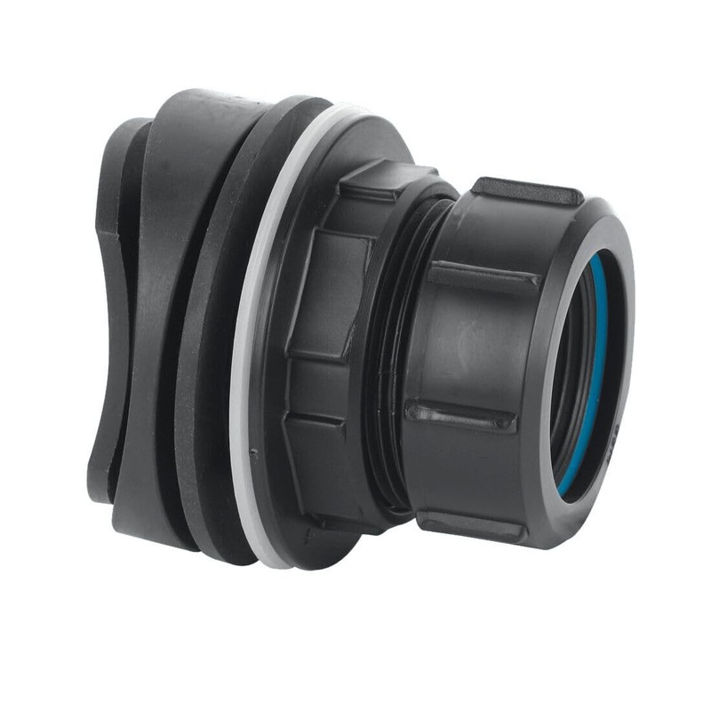 McALPINE 1¼" Mechanical Soil and Rainwater Pipe Boss Connector (Black)