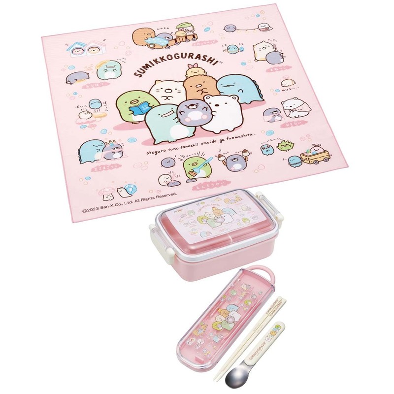 Skater KB4-A Children's Bento Lunch Cloth, 16.9 x 16.9 inches